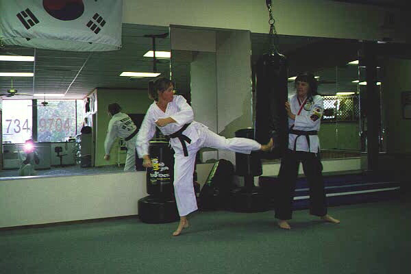 Bag Drill...Bags don't hit back.. so you can beat them up as much as you like !