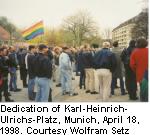 Ddication de la Place Karl-Heinrich-Ulrichs