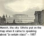 Munich: la ville faite fameuse par le discours d'Ulrichs