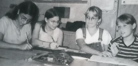 Rana, Biz, Kristine, and Bree (androgynous whore!... 
Gina was mysteriously gone for this picture...