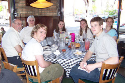 Graduation Lunch group