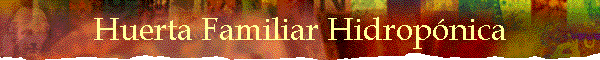 Huerta Familiar Hidrop�nica