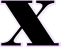 X