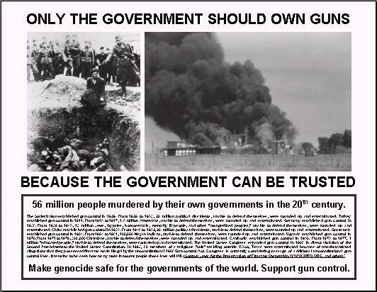 Why shouldn't we trust the gov't??
