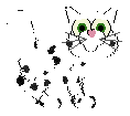 dalmation cat from ansos