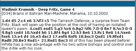 The annotated game from Chess-Express. (cc_kram-df4_3.gif, 07 KB)