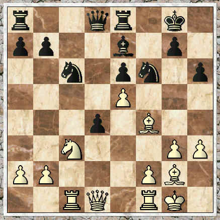    The actual game position after 16.e5!?  The game has become sharp and somewhat forcing.  (kram-vs-df_rp4_pos2.jpg, 33 KB)    