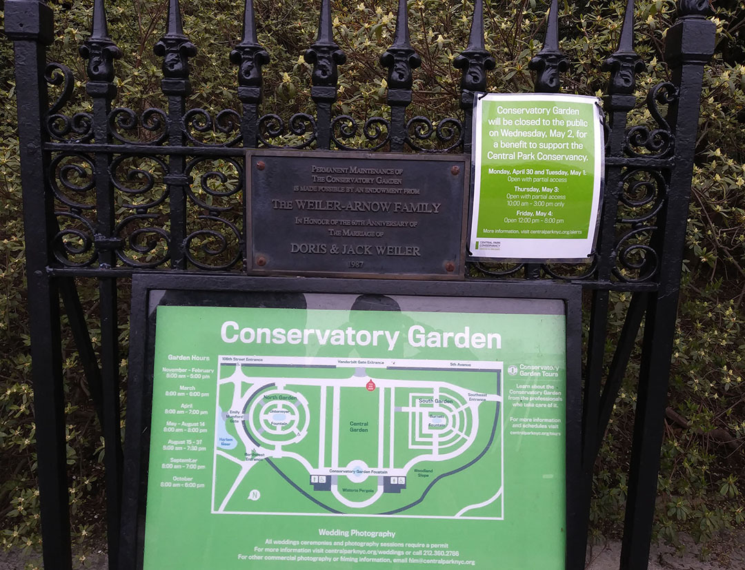 Apr 30, Central Park