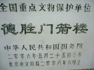 北京德勝門城樓