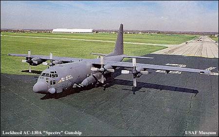 An AC-130A Spectre Gunship