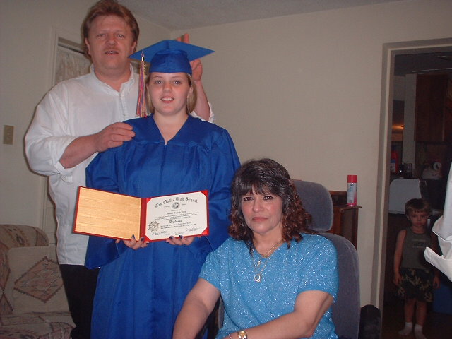Jeff n Trish at Amanda's graduation