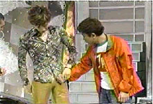 Hama-chan was so surprised for his action.