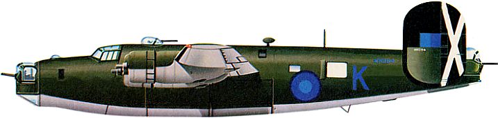 British Liberator B.VI of 356 Squadron RAF, operating over Burma from Salbani, India