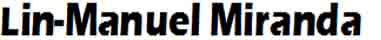 Lin-Manuel Miranda