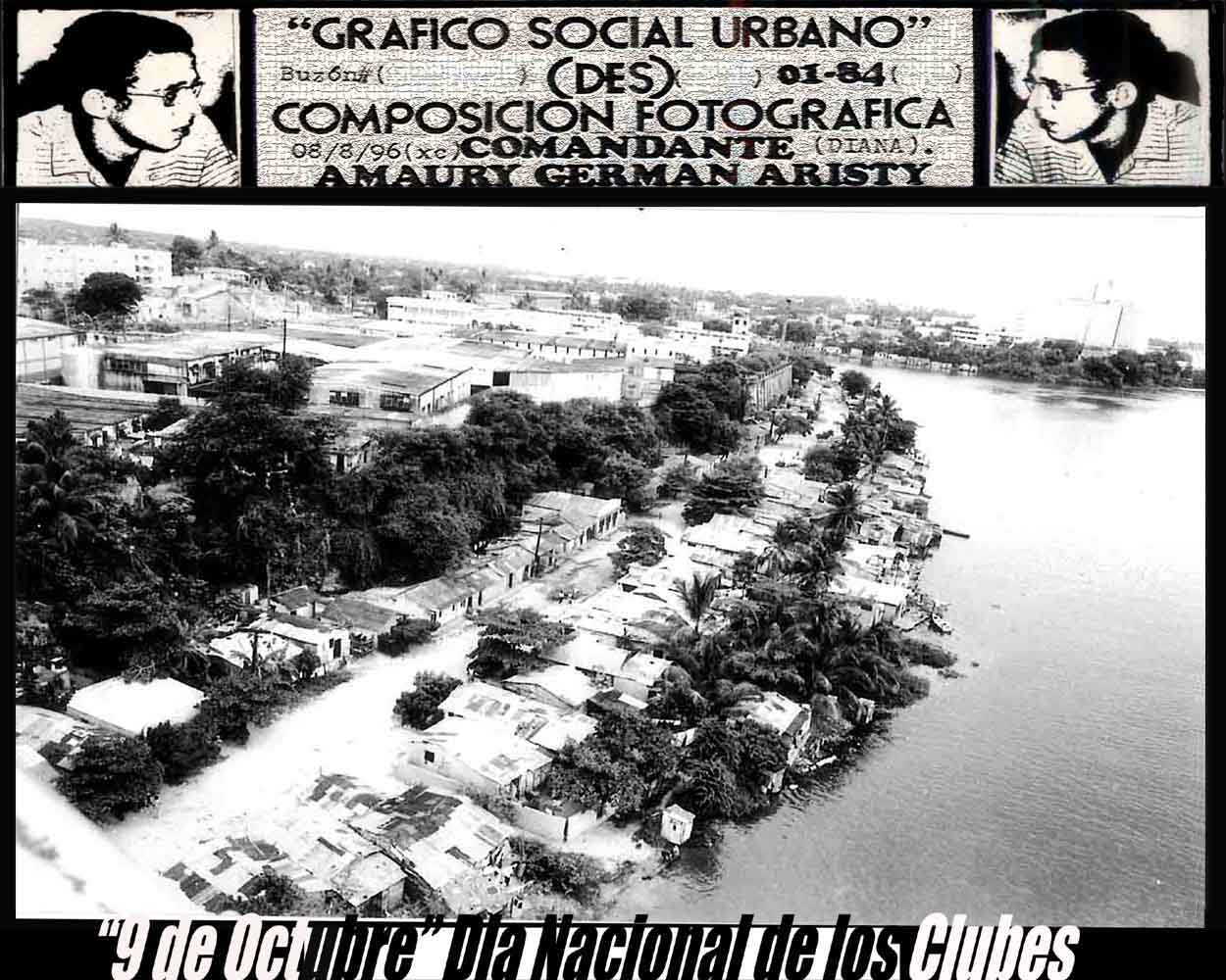 134-( A)- = (when it was still the Ozama River. - -Santo Domingo Este- Spring of San Sousci- ) -Shot Widescreen Horizontal-Optica : 20-mm-photographic technique: Original Black and White) -format: 35- 8 x 10 Web) -Urban Signal # 02-track double-IN: Urban Tour and Inter-Urbano # 11-Villa Duarte # 8-Christ King # 9-Photos:Fabio Victoria Serra and Max Lugo B.-Scene Location: South Bank and Bank Tomas North from Juan Pablo Duarte Bridge to the South and Northward.