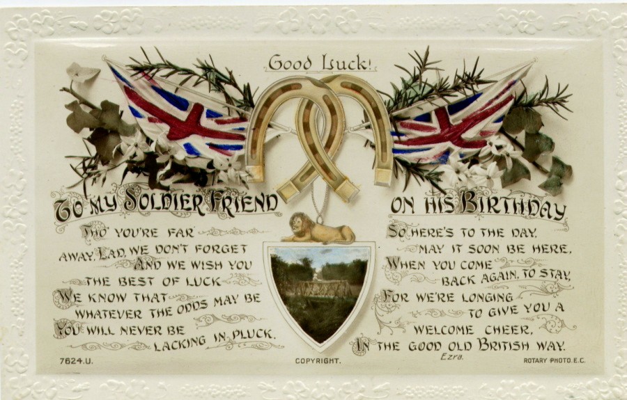 Soldier's Birthday Card