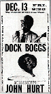 Dock Boggs/Mississippi John Hurt concert poster