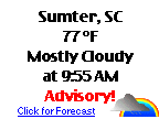 Click for Sumter, South Carolina Forecast