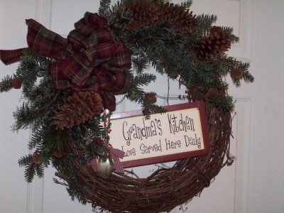 Grandmother's Kitchen Christmas Wreath