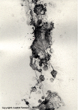 Dancer from Language of Vision Group Show at March 2001 Art Exibit at the Watchung Arts Center