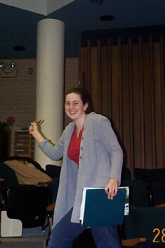 This one was taken IN Drama class in the auditorium.