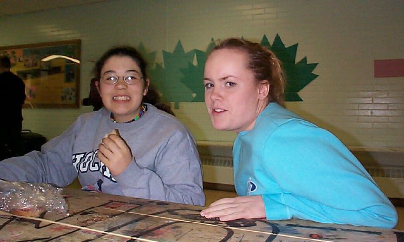 These two have to be the craziest friends that I have or will ever have! But... I luv 'em to death!