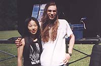 Wade with Kyoko Kanazawa