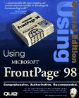 QUE, Special Edition Using Microsoft Front Page 98