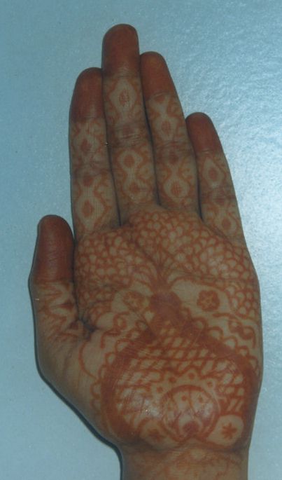 Herbal Magic after removing Mehandi