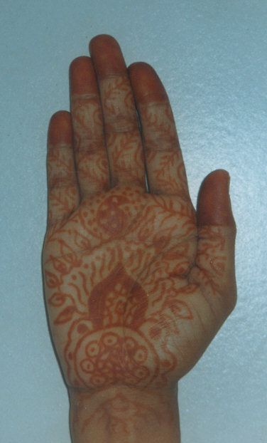 Herbal Magic after Removing Mehandi