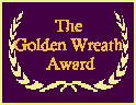 golden wreath
Award