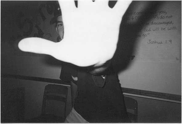 This is how most of our pictures of Richard usually turn out