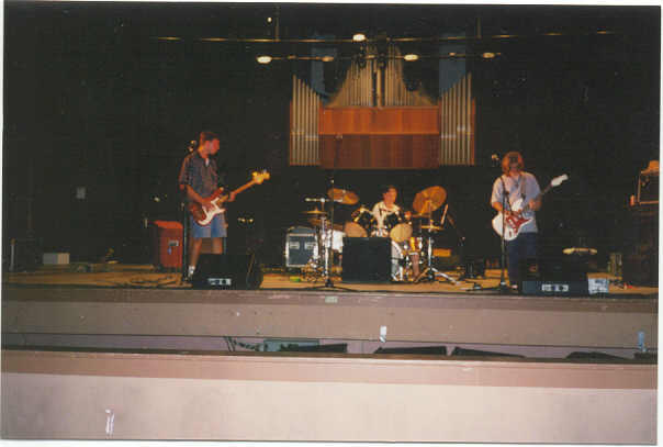 Grand Cafe at soundcheck for their show with Skillet. The concert was part of the See You At The Pole Rally '98.  Obviously this is before Kyle came into the band