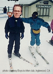 Scott as a young boy (photo courtesy Boys-to-Men club, Inglewood, CA)