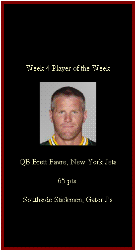 CCFFL MVP OF THE WEEK