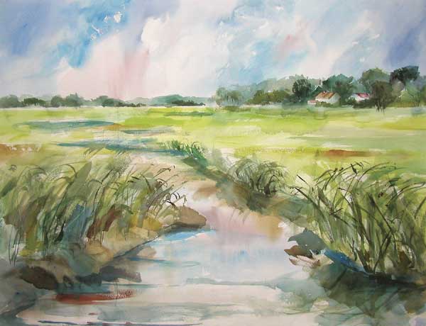 Marshes of Glynn painting