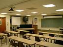 empty classroom