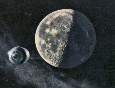 Art by Bonestell, Mechanix Illustrated