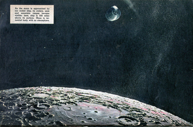 Art by Bonestell, Mechanix Illustrated