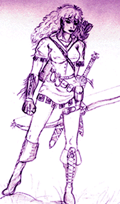 Sketch of the Queen done by her good friend, StoneHurse (Meatower))