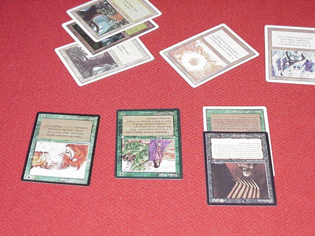 An opponent's setup...