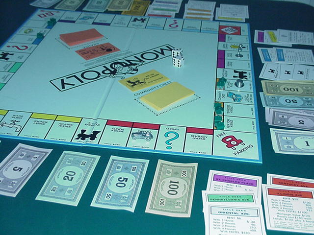 Monopoly in play