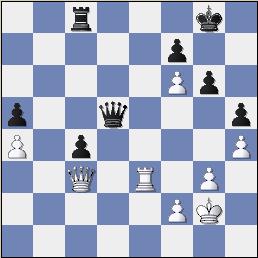    Black is making progress. The exchange of Bishops has weakened White considerably on the light squares.  