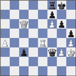   "Hmmm. Is he threatening a MATE?"  thinks White.  (If, for example - 55.a5??, then 55...Qh1#.)   