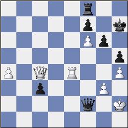   "Man!! I REALLY wish he would stop checking me!"  thinks White.  