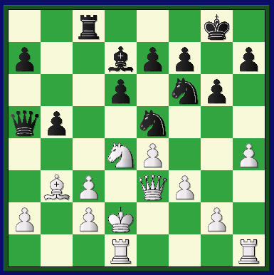    The position immediately following the move, Kd2. Now Black unleashes a combination!  (my-bg7_pos2.bmp, 436 KB)    