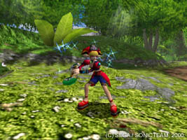 A magic using character