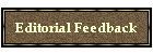 Editorial Feedback