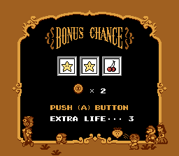 SMB2 Bonus Screen