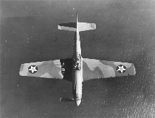 Top view of P-51